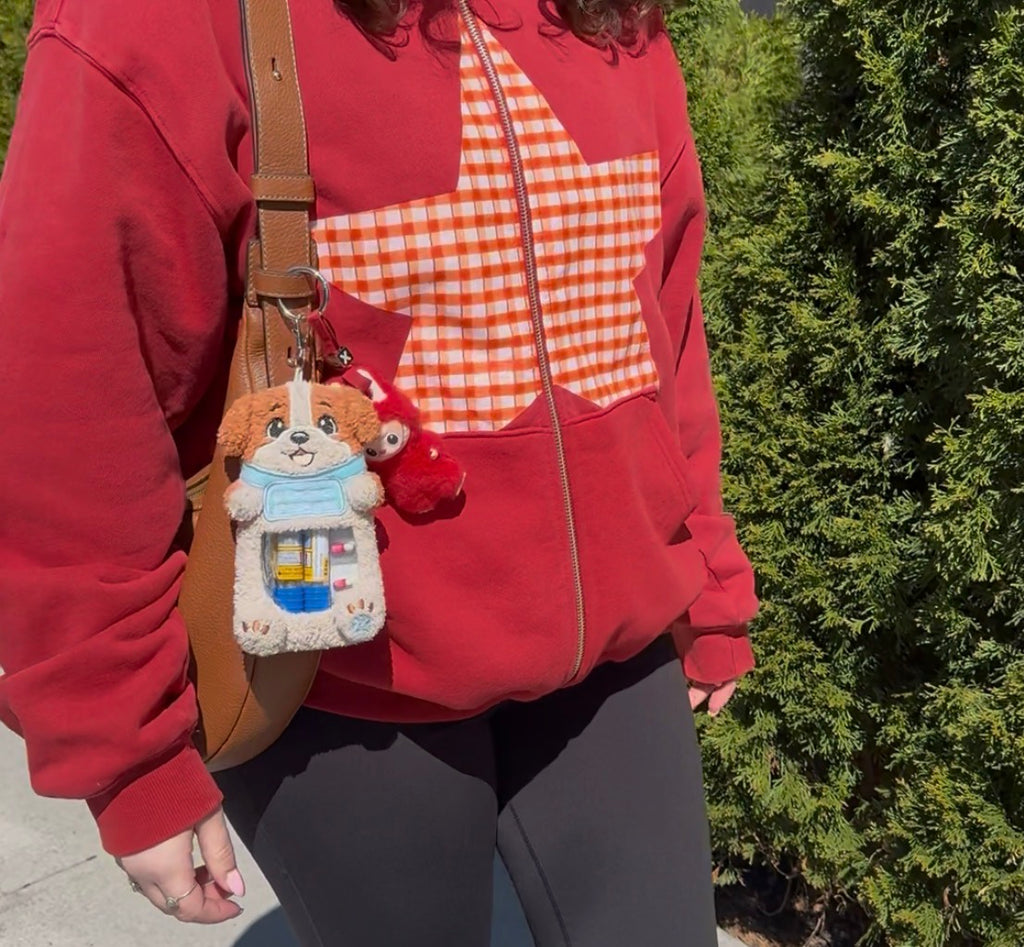 (PRE-ORDER): Epi-Pal™ Peanut Pup – Plush Emergency Epinephrine Carrier