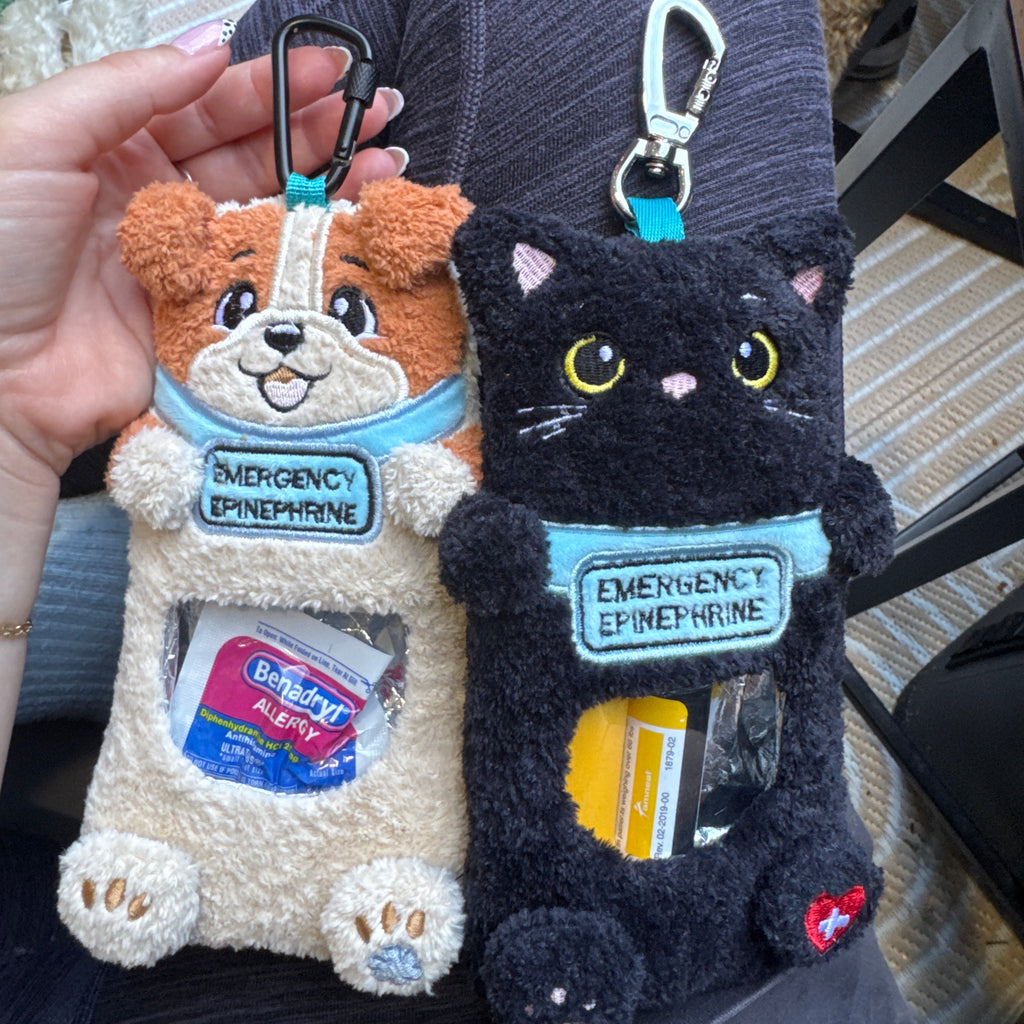 Epi-Pal™ Plush Medication Carrier - Milk Meow
