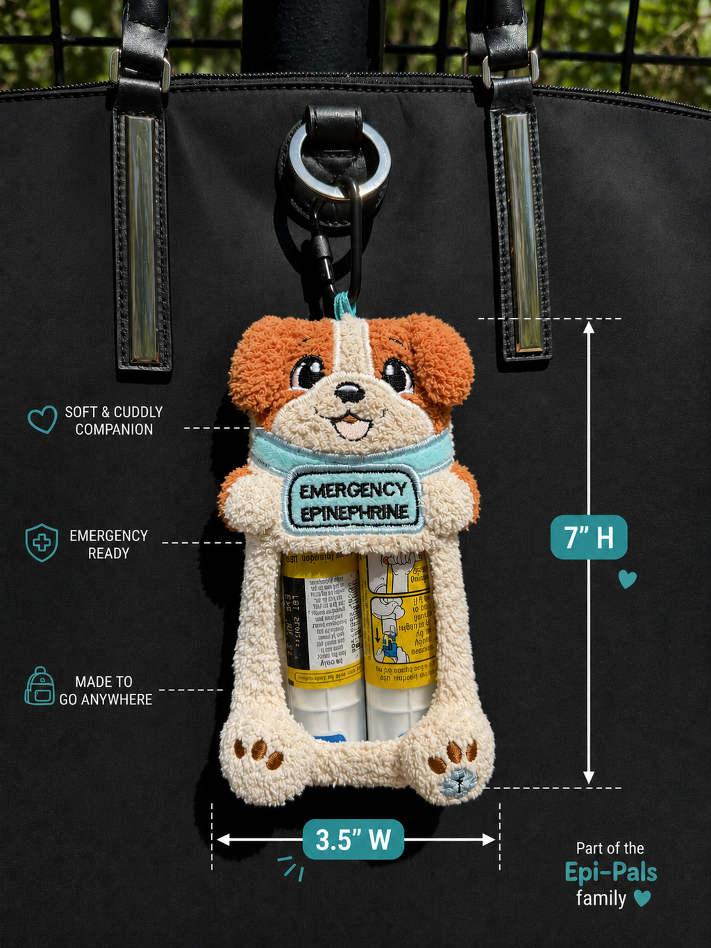 Epi-Pal™ Plush Emergency Epinephrine Carrier